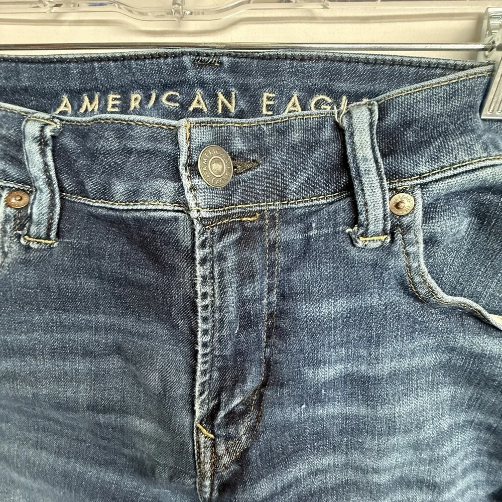 American Eagle Airflex 360 Skinny Men's 34x34 Blue Stretch Denim Real Slim Fit - Picture 4 of 12
